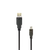CABLE USB A MALE - MINI USB MALE 2 m