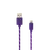 CABLE USB A MALE -> MICRO USB MALE 1 m PURPLE