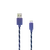 CABLE USB A MALE -> MICRO USB MALE 1 m BLUE
