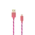 CABLE USB A MALE -> MICRO USB MALE 1 m PINK / RETAIL