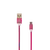 CABLE USB A MALE -> MICRO USB MALE 1.5 m PINK