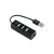USB SPLITTER SBOX H-204 BLACK