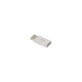 ADAPTER MICRO USB 2.0 Ženski -> TYPE-C Muški Bijeli