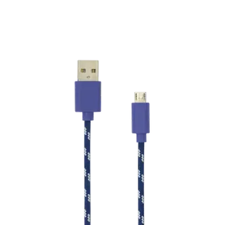 KABEL USB A Muški -> MICRO USB Muški 1 m Plavi