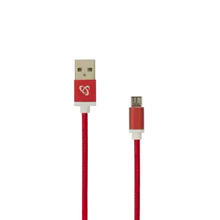 KABEL USB A Muški -> MICRO USB Muški 1.5 m Crveni