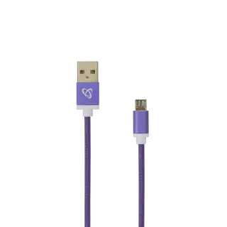 KABEL USB A Muški -> MICRO USB Muški 1.5 m Ljubičasti
