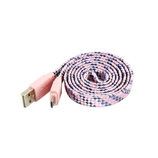 KABEL SBOX USB->MICRO USB M/M 1M ColorFull Roza