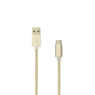 KABEL USB Muški -> TYPE-C Muški 1.5 m Zlatni