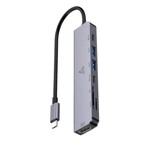 HUB SBOX H-999 7u1 USB-C