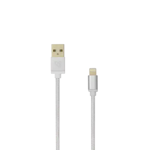 Cable USB A Macho -> 8-pin iPh Macho 1.5 m Plateado - Blister