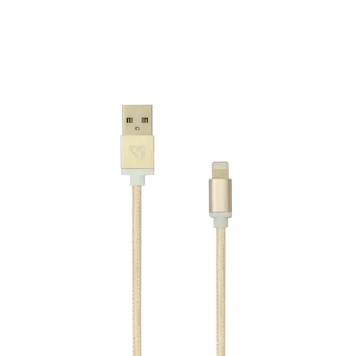 Kabel USB A Stecker -> 8-pin iPh Stecker 1.5 m Gold - Blister