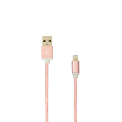 Kabel USB A Stecker -> 8-pin iPh Stecker 1.5 m Roségold - Blister