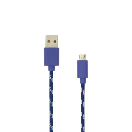KABEL USB A Muški -> MICRO USB Muški 1 m Plavi