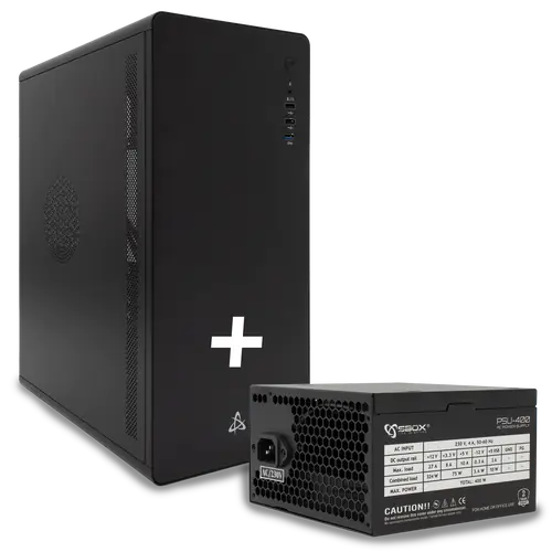 KUĆIŠTE SBOX PCC-500B ATX + NAPAJANJE PSU-400