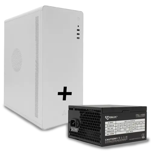 Case SBOX PCC-500W ATX + Alimentatore PSU-400