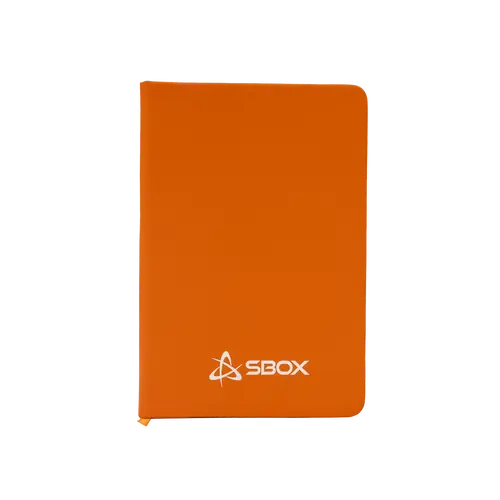 SBOX bilježnica 21x14 cm - Narančasta