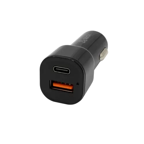 USB AUTO Chargeur SBOX CC-038/2 sorties - 38 W Noir