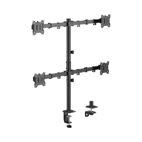 SBOX LCD-352/4-3 Quad Desktop Monitor Stand - 17-32" / 4x10 kg / 100x100